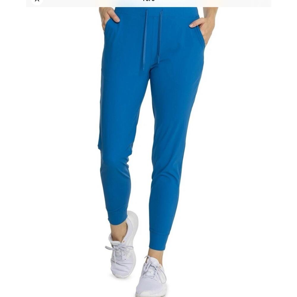 Greyson Womens Phoenix Joggers Large Blue Bird, Athleisure Activewear Pants $160